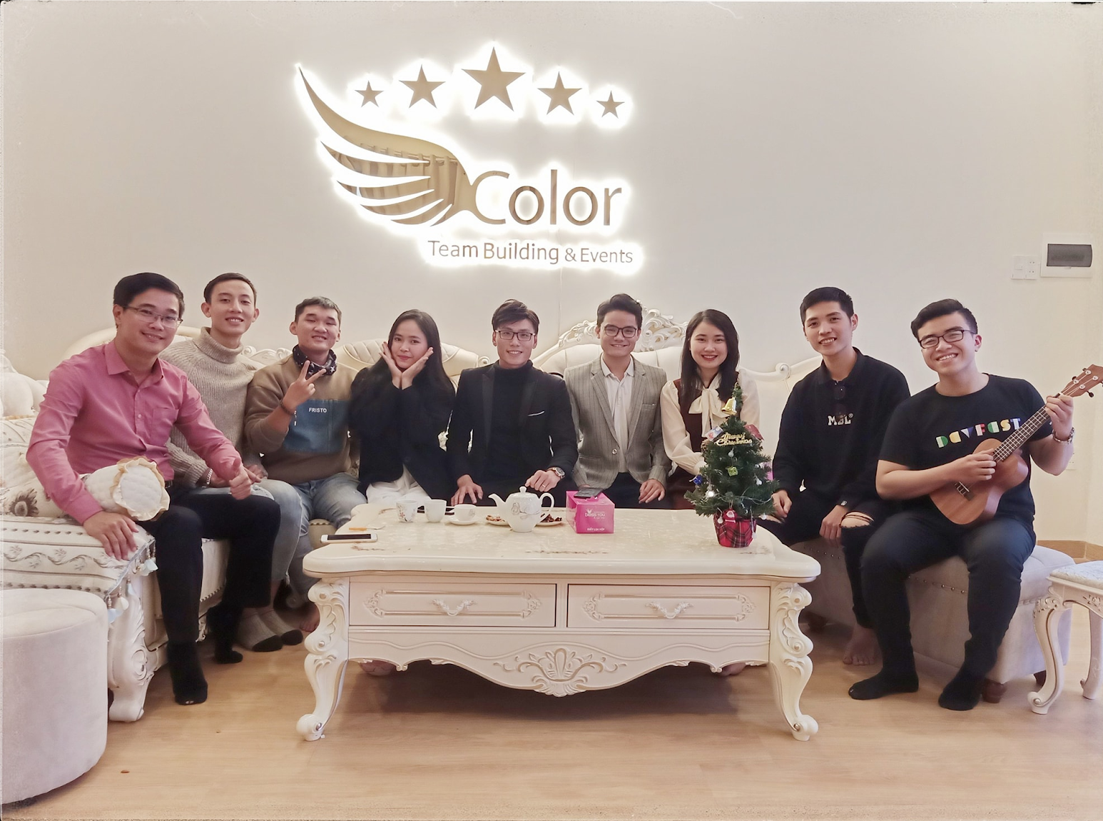 Không gian gặp gỡ, giao lưu Welcome khách quý tại Color Events